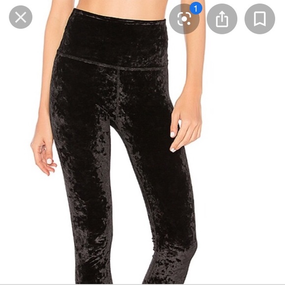 velvet yoga pants